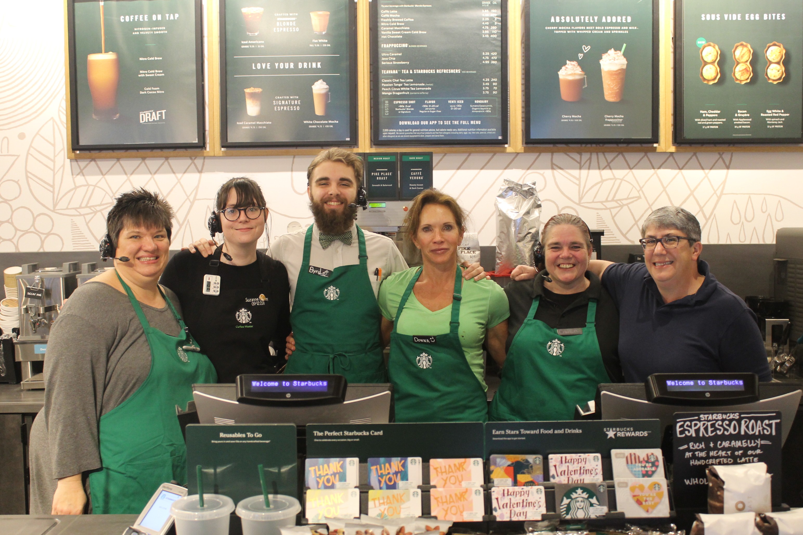 Smiles all around as Starbucks opens Knox TN Today