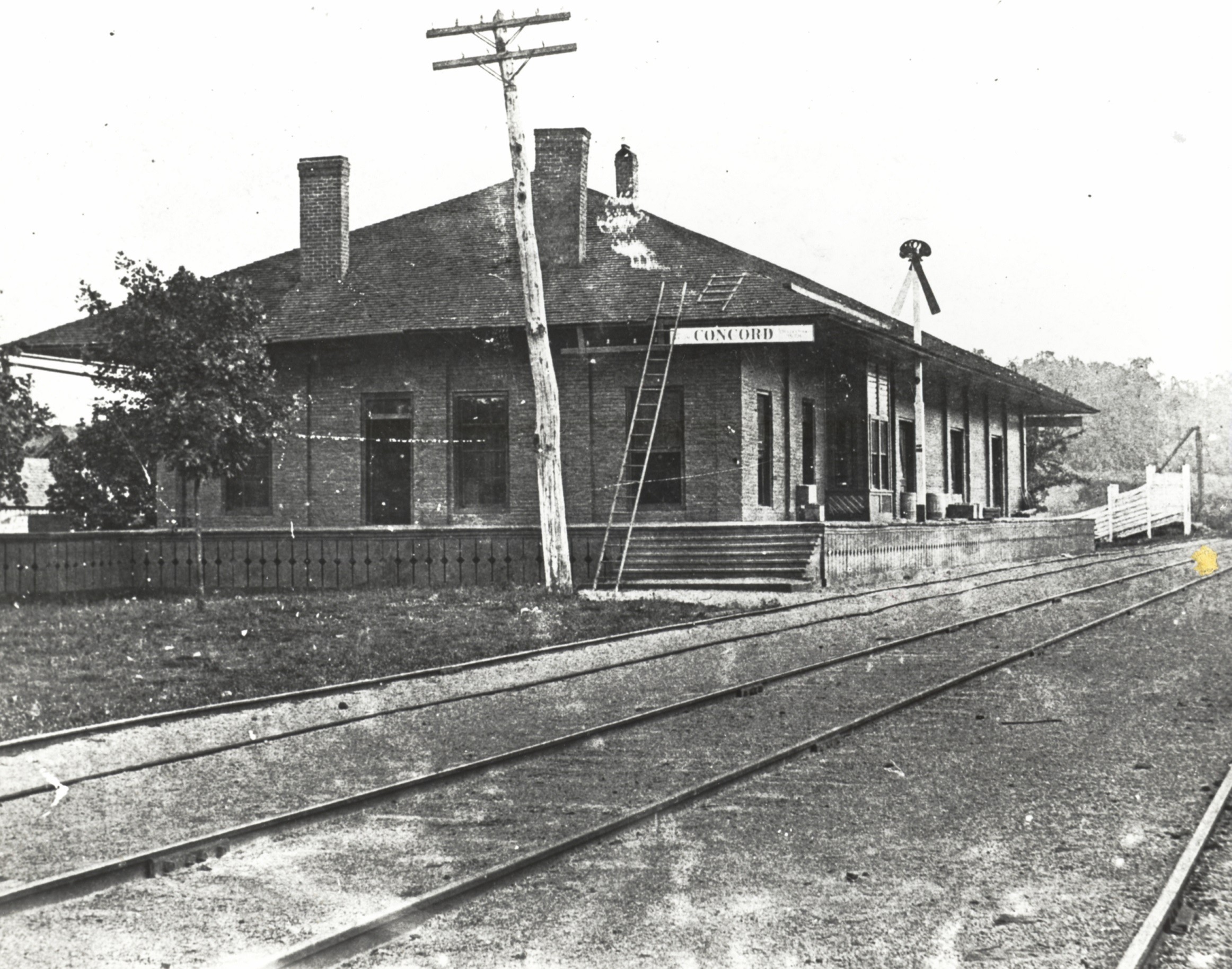 Spreading Christmas greetings in simpler times ~ Concord 1950