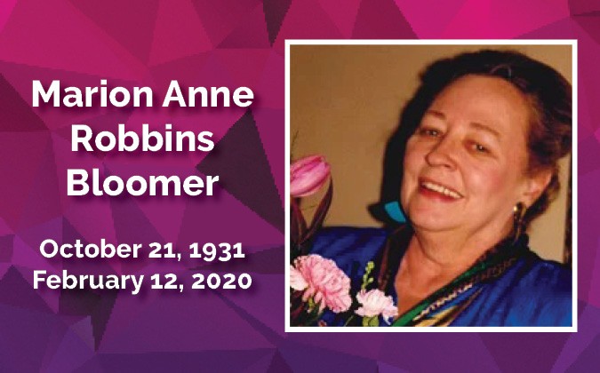 Marion Bloomer was local leader