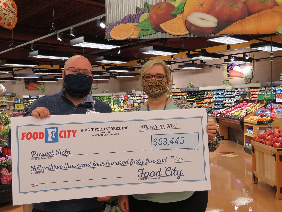 Project Help donation tops $50k