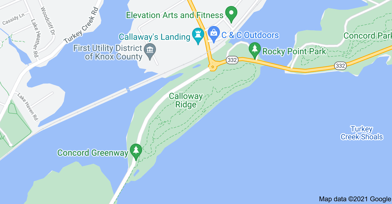 West Knox: Calloway Ridge Trailhead