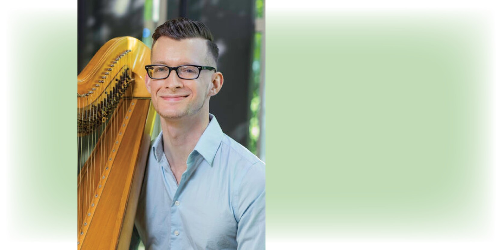 LMU will host harpist Joseph Rebman