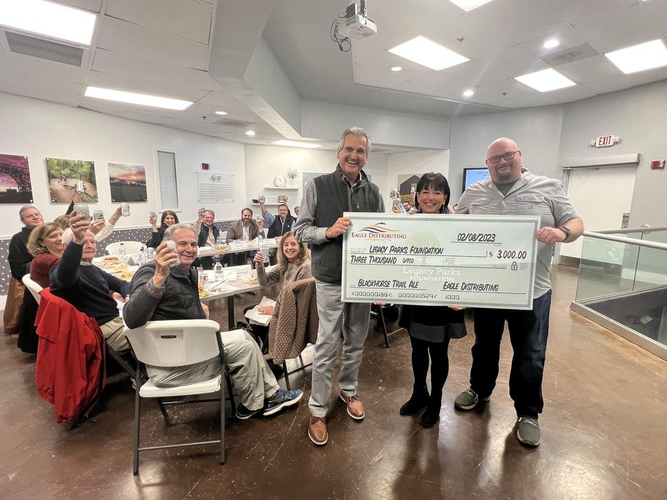 Trail Ale earns $3K for Legacy Parks