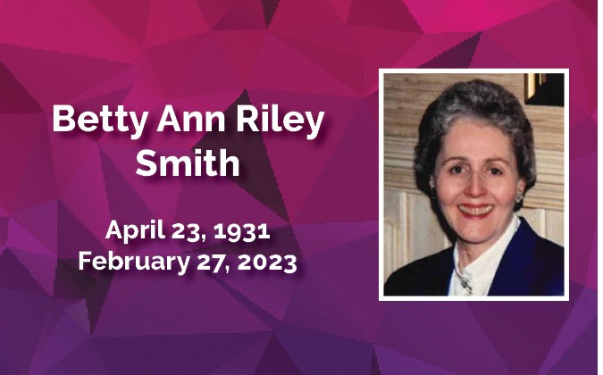 Betty Ann Smith was dedicated to church
