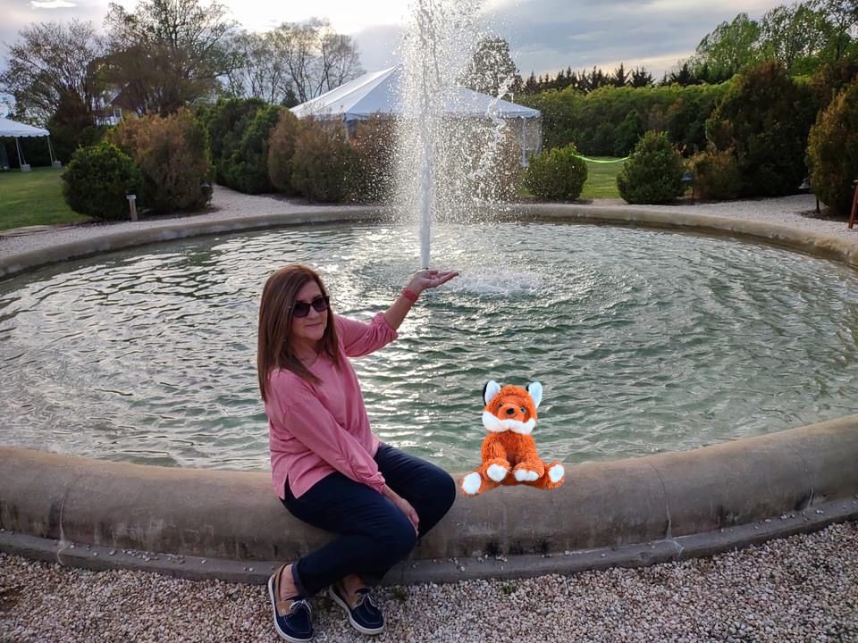 Knox the Fox finds friends at Baxter Gardens