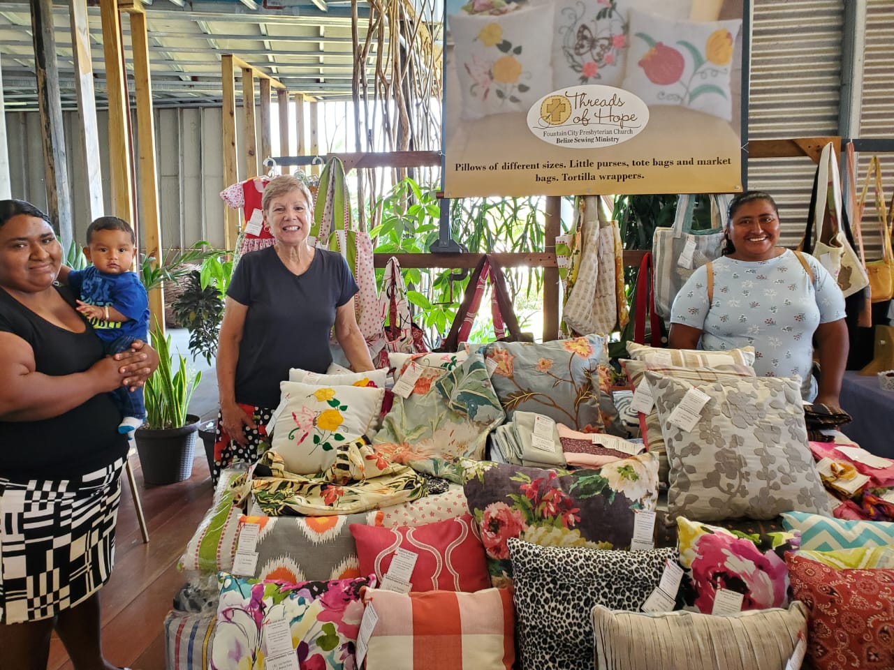 Schnorrs take skills to Belize with Threads of Hope Ministry