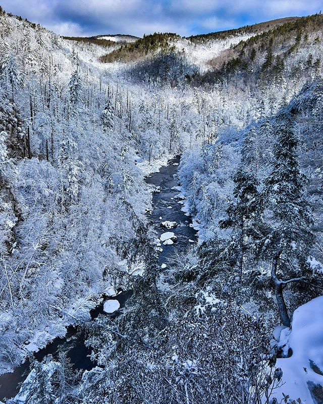 Snowbound in Linville Gorge