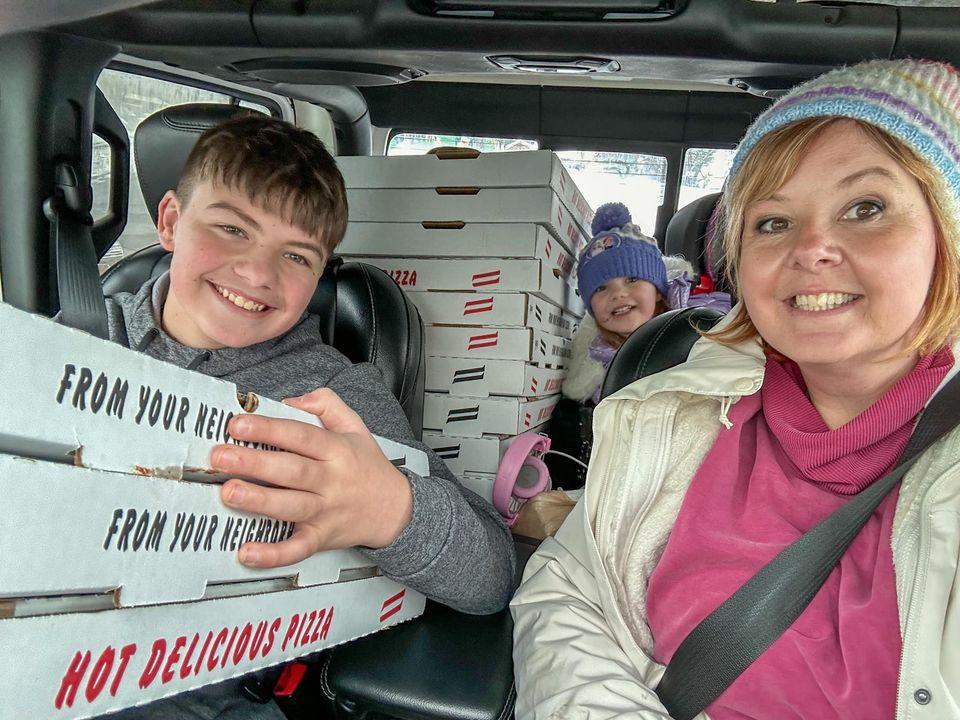 Faith on feet: The nuggets and pizza