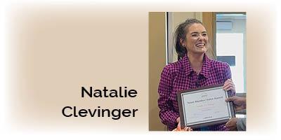 Natalie Clevinger wins Innovation Award