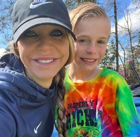 Humphrey mom and son share track event