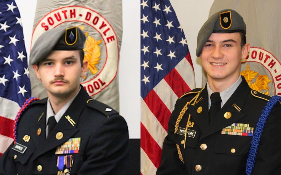 Trumpore and Barrier receive full ROTC scholarships