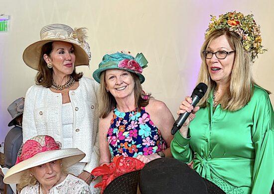 Hats in Bloom at botanical garden
