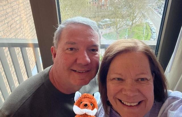 Cross group visits home of Corrie ten Boom