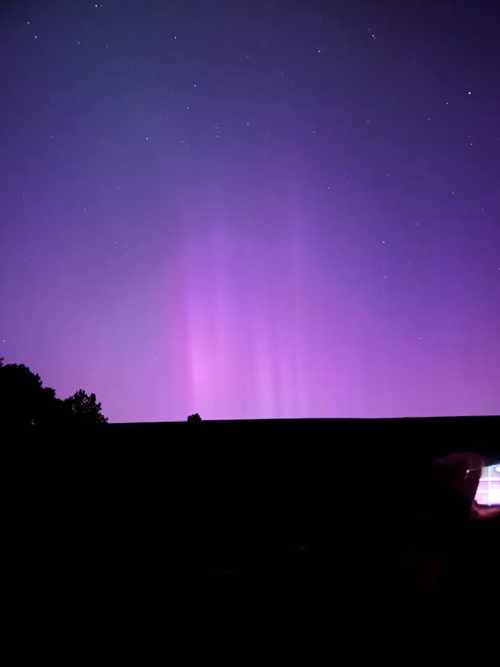 Northern lights come south