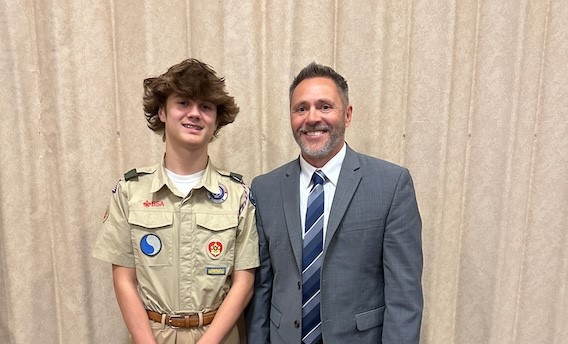 Logan Henderson’s Eagle Scout project honors our flag