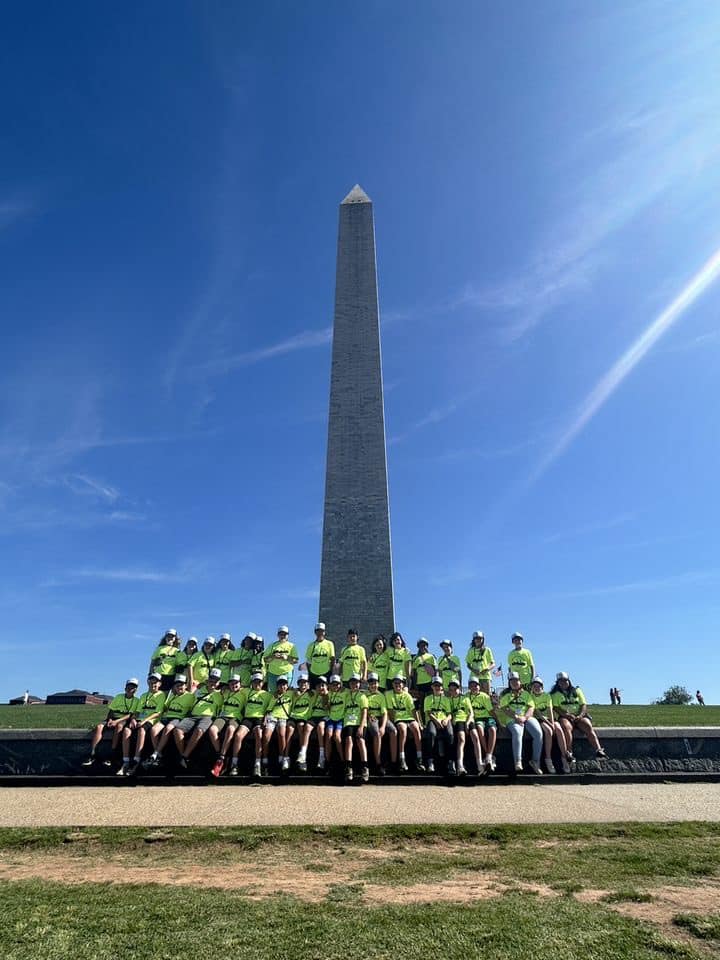 West Hills ES Safety Patrol tour Washington, D. C.
