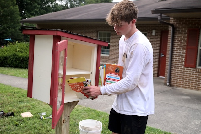 Little Library opens today at Nature’s Cove