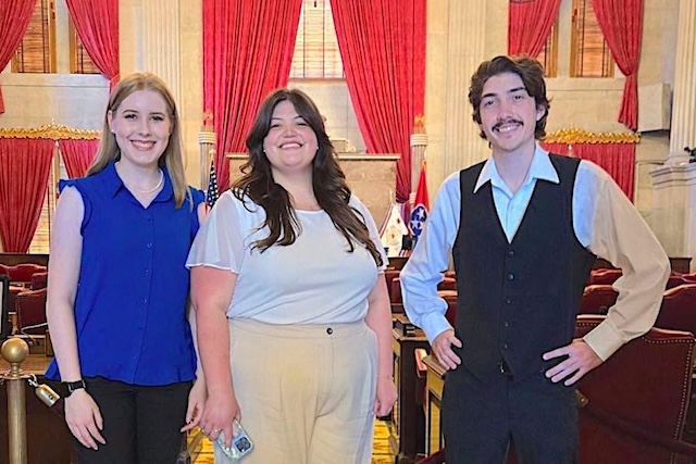 Pellissippi student leaders meet with SOS Hargett