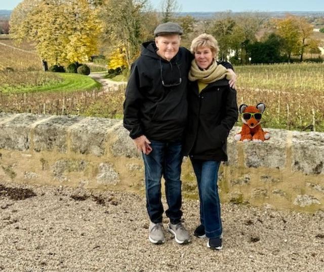 Knox the Fox with the Johnsons in France