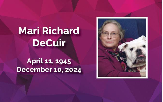 Mari DeCuir: ‘A legacy of paw prints’