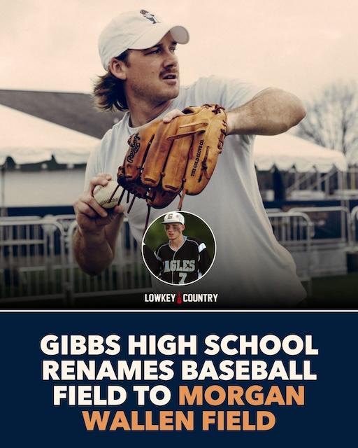 Morgan Wallen Field is named