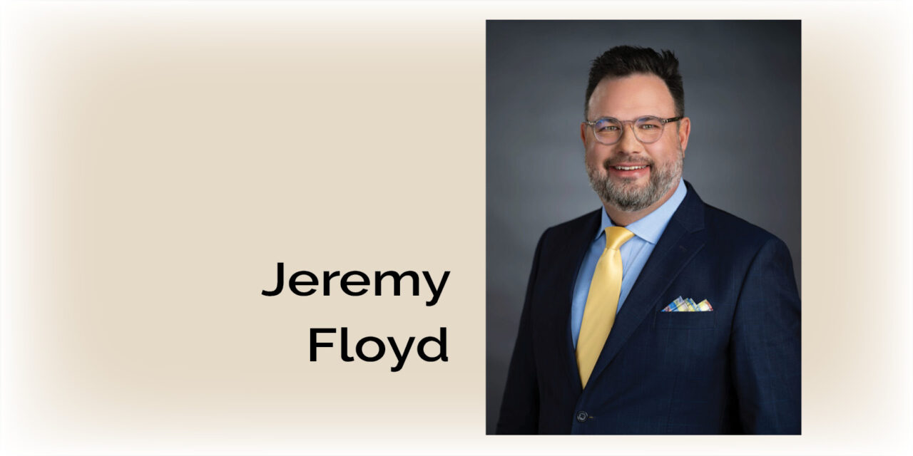 Jeremy Floyd receives top recognition