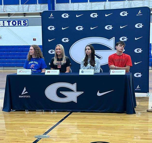 Eight college signees for GCA