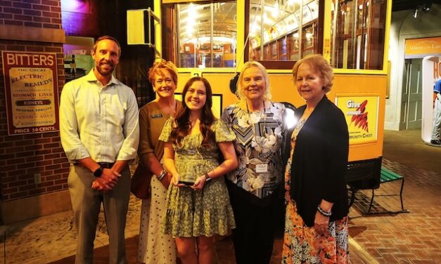 Mia Warren presented Hero Kid Award