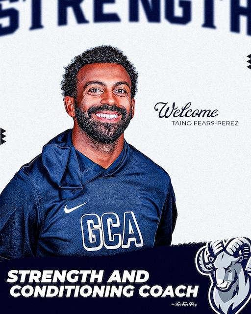 Taino Fears-Perez is GCA’s strength coach