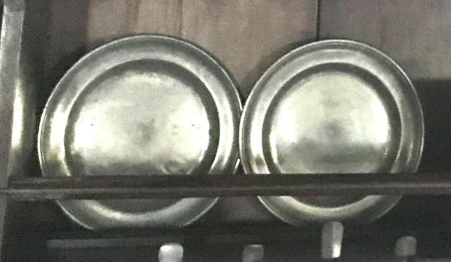 Saved by dinner plates