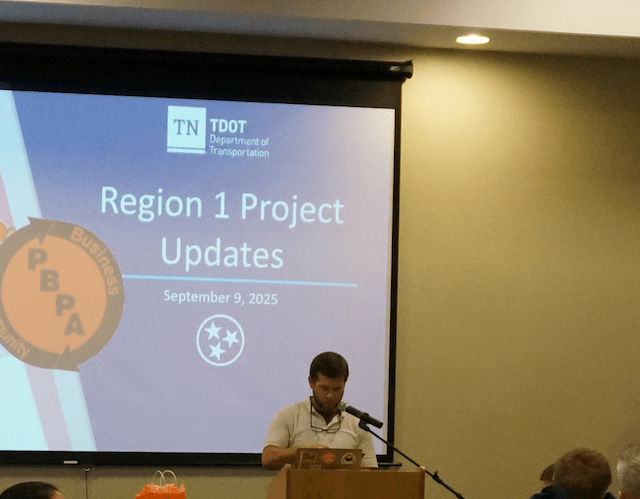 Major road updates by TDOT at PBPA meeting