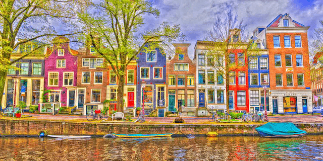Rainbow Row – Amsterdam