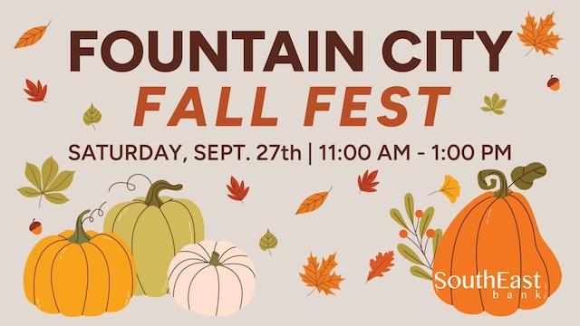 Fountain City Fall Fest on Sept. 27