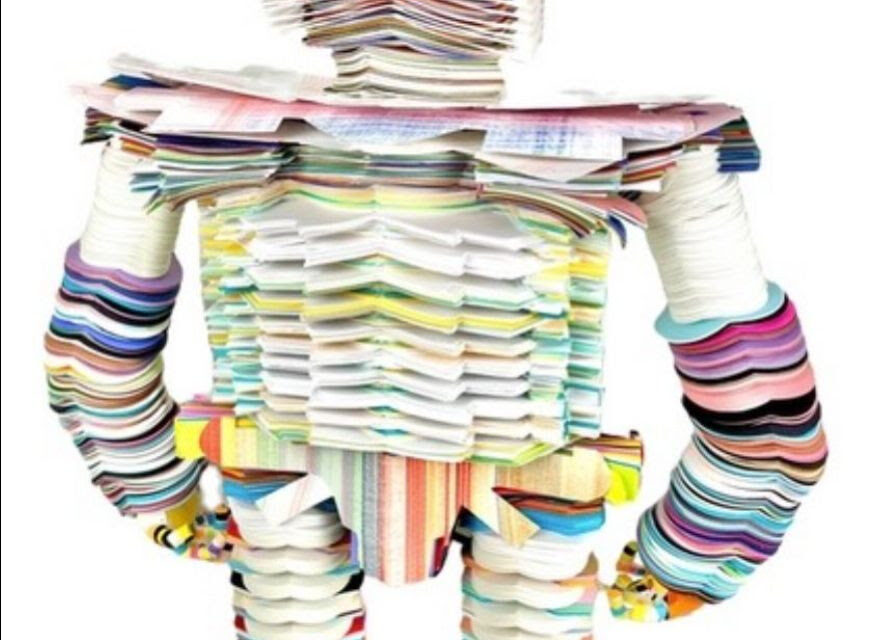 Paper sculpture exhibition ahead