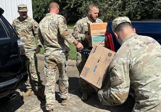 Friends of Troops thanks Girl Scouts for cookies