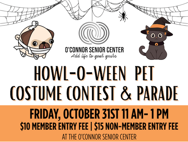 Howl-O-Ween Pet Costume Contest and Parade set for Oct. 31