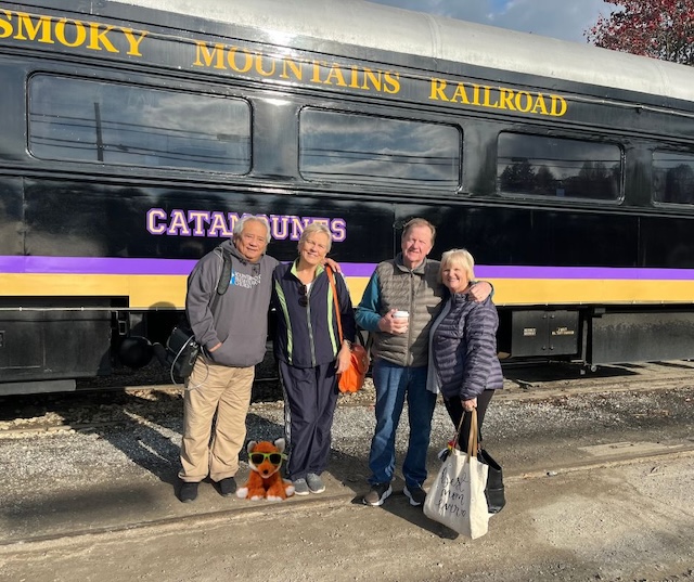 Knox the Fox shares Tuckasegee River Excursion