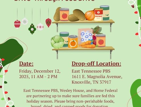 East TN PBS holding food drive for Wesley House