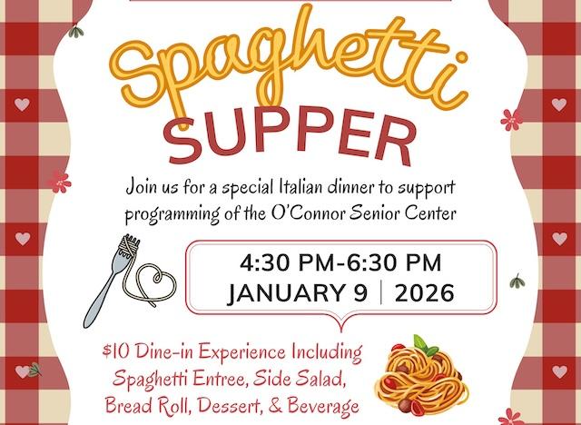 John T. O’Connor Senior Center’s inaugural  Spaghetti Supper