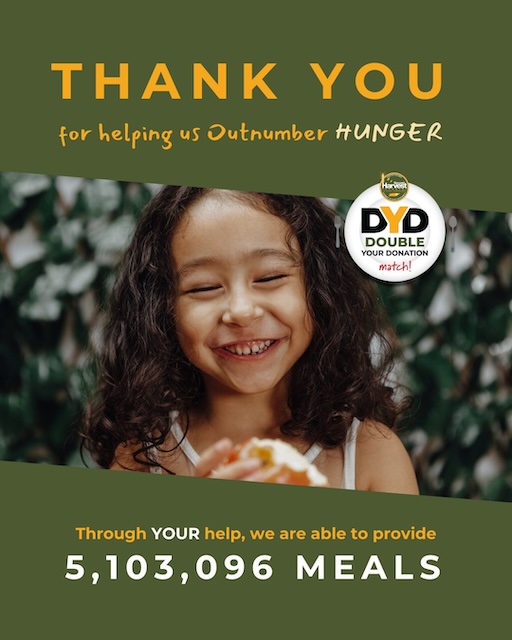 Over 5,000,000 meals have been funded!