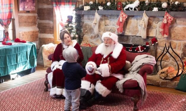 Visit Santa’s Cozy Cabin at Zoo Knoxville