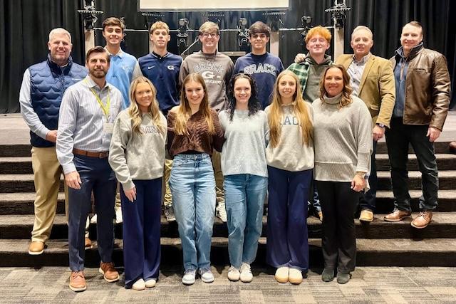 GCA High School students visit Cedarville University