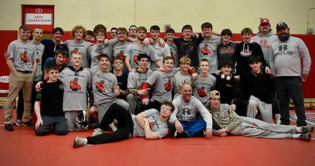 Halls, HVA are district wrestling champions