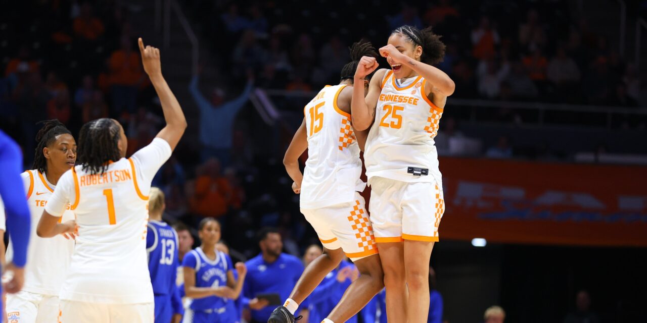 Lady Vols move up in polls before schedule takes steep turn