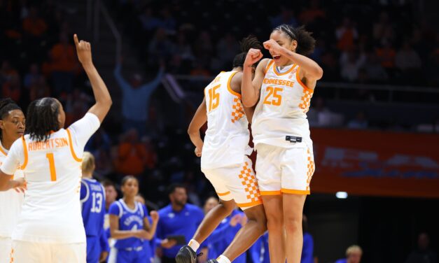 Lady Vols move up in polls before schedule takes steep turn