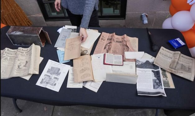YWCA opens 100 year old time capsule