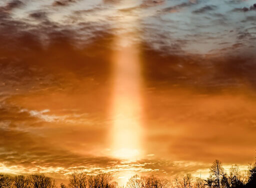 Stairway to Heaven: Capturing a rare sun pillar