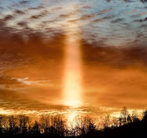 Stairway to Heaven: Capturing a rare sun pillar