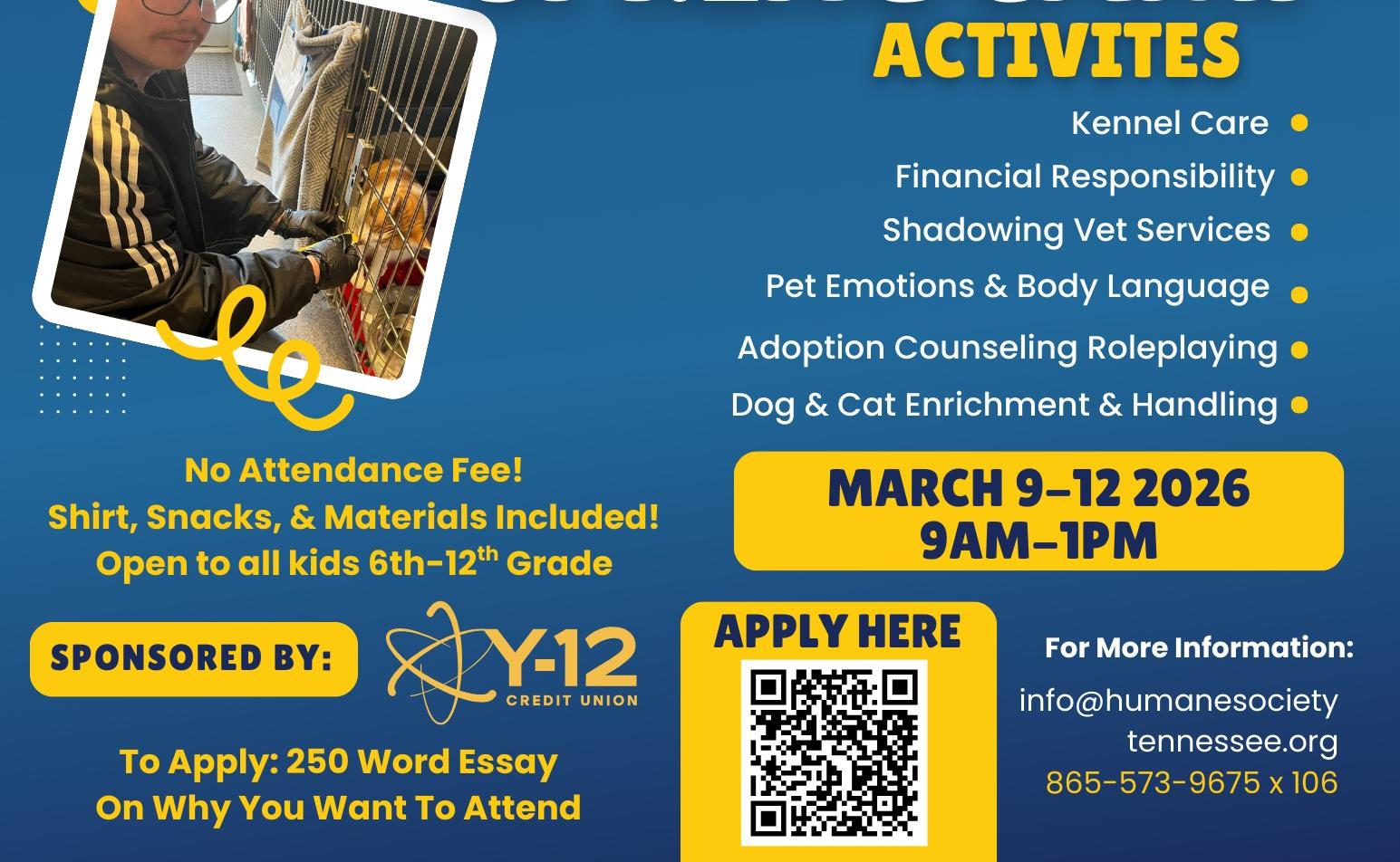 HSTV announces free Spring Humane Education Camp for Grades 6–12 - Knox ...