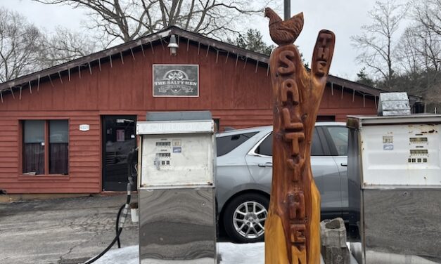 Beans, cornbread, greens, potatoes and fried tomatoes!